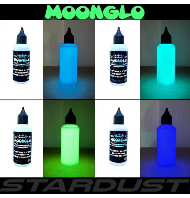 Peinture à l'eau phosphorescente DECO KIT 4X60ml