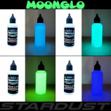 Peinture déco à l'eau phosphorescente MOONGLO - KIT 4 couleurs