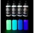 Peinture à l'eau phosphorescente DECO KIT 4 couleurs X50ml