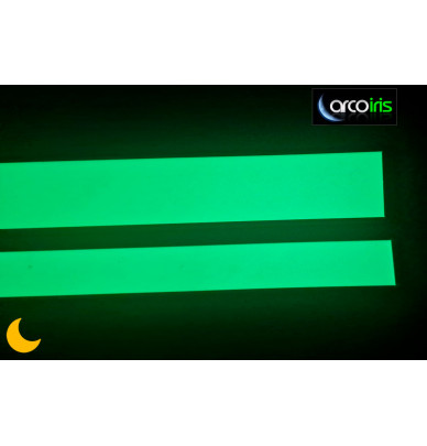 profil photoluminescent aluminium pour la signalisation murale