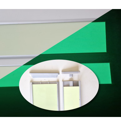 profil photoluminescent aluminium pour la signalisation murale