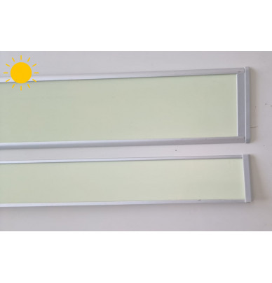 profil photoluminescent aluminium pour la signalisation murale