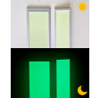 profil photoluminescent aluminium pour la signalisation murale