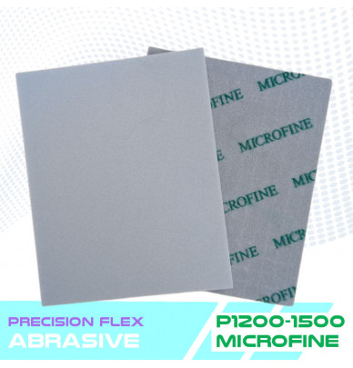 Éponges abrasives en mousse grises Flex Precision – 5 niveaux de grain