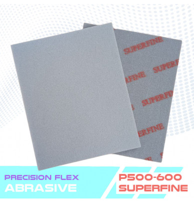 Éponges abrasives en mousse grises Flex Precision – 5 niveaux de grain