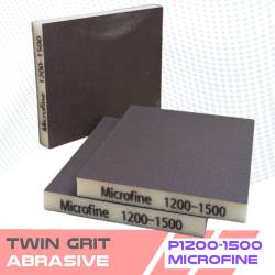 Éponge abrasive double face pour carrosserie – TWIN GRIT P120 à P1500