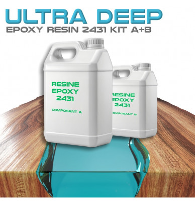 Résine translucide de coulée pour moulage et remplissage