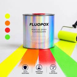 Peinture époxy fluo pour sols, escaliers, entrepôts et ERP