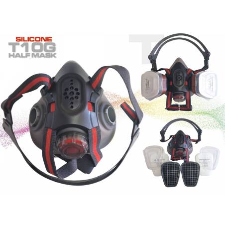 Masque respiratoire peinture professionnel T10G