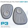 Cartouche filtre P3 masque respiratoire professionnel peinture carrosserie et ponçage certifié