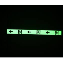 Bande phosphorescente murale