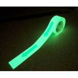 Bande adhésive photoluminescente FLECHE
