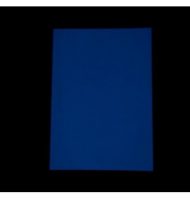 1 Papier photo phosphorescent Bleu 