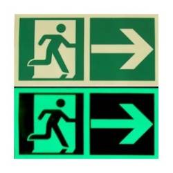 Sortie de secours photoluminescente 