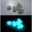 200g Petits Galets phosphorescents turquoise