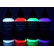 Kit fluorescent invisible 4 couleurs speciales