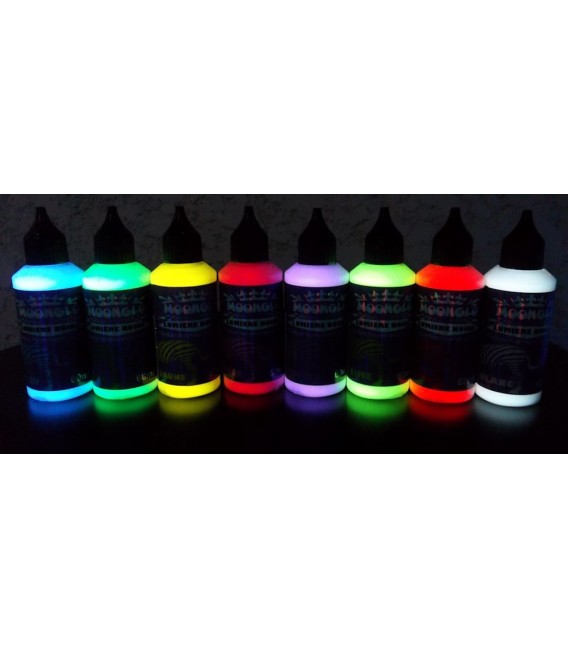 Peinture lumière noire fluo