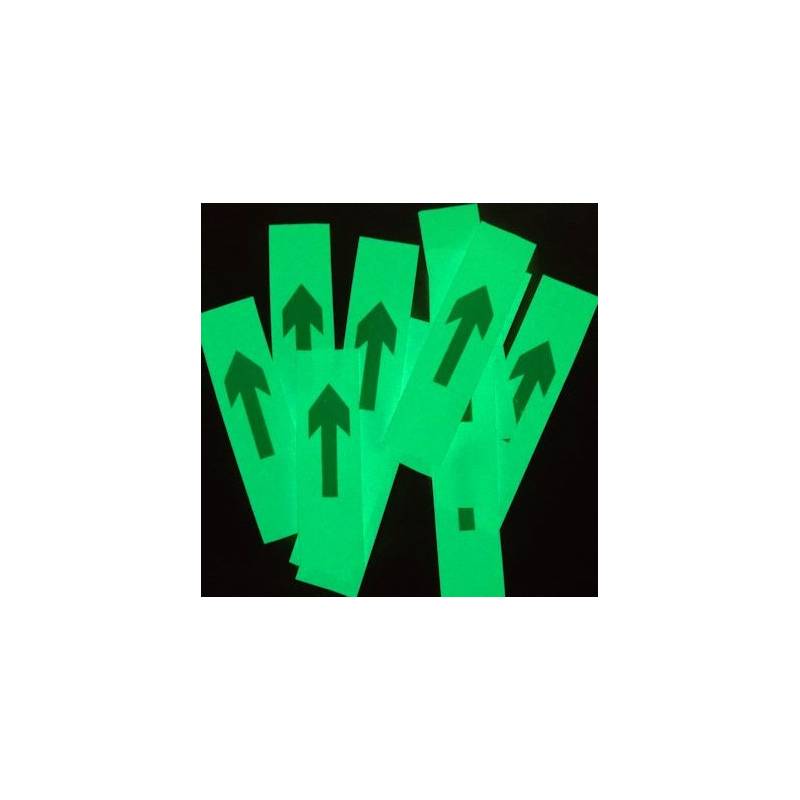 Flèches photoluminescentes adhésives en vrac