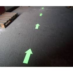 Flèche phosphorescente en aluminium 30cm