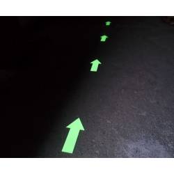 Flèche phosphorescente en aluminium 30cm