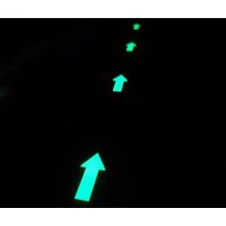 Flèche phosphorescente en aluminium 30cm