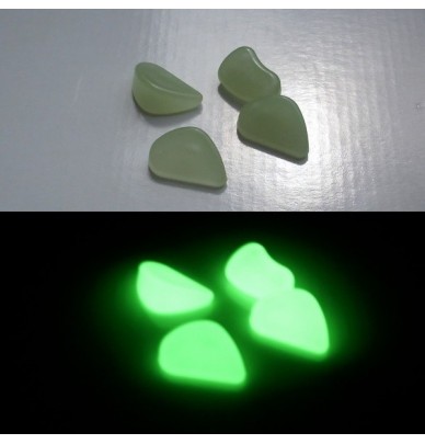 200g Petits Galets phosphorescents Vert