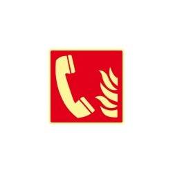 Signes imprimés sur panneau ou adhésif phosphorescent