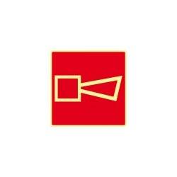 Signes imprimés sur panneau ou adhésif phosphorescent