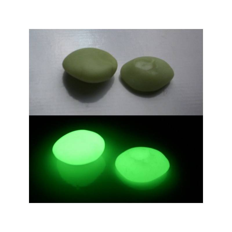 200g Gros Galets phosphorescents Vert