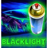 Bombe de peinture fluo blacklight - 8 couleurs