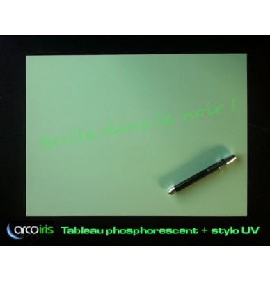 Tableau magique phosphorescent et stylo LED