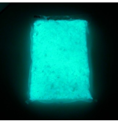 1kg Fragments TURQUOISE phosphorescent
