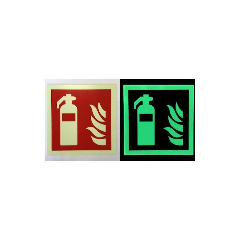 Panneau Photoluminescent Extincteur Incendie 