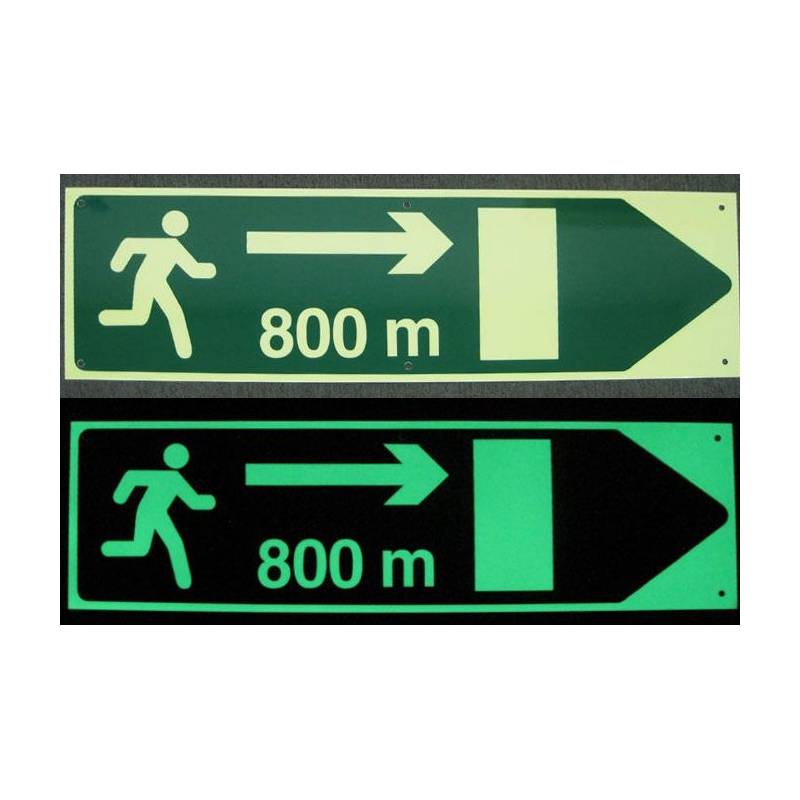 Panneaux photoluminescents pour tunnels