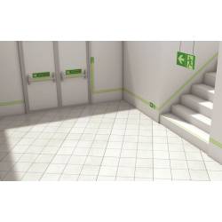 Mini-signal phosphorescent directionnel 50mmx100mm