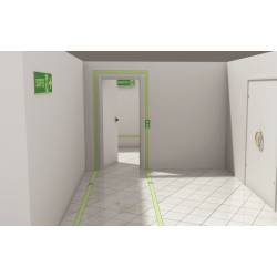 Mini-signal phosphorescent directionnel 50mmx100mm