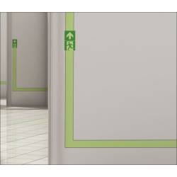 Mini-signal phosphorescent directionnel 50mmx100mm