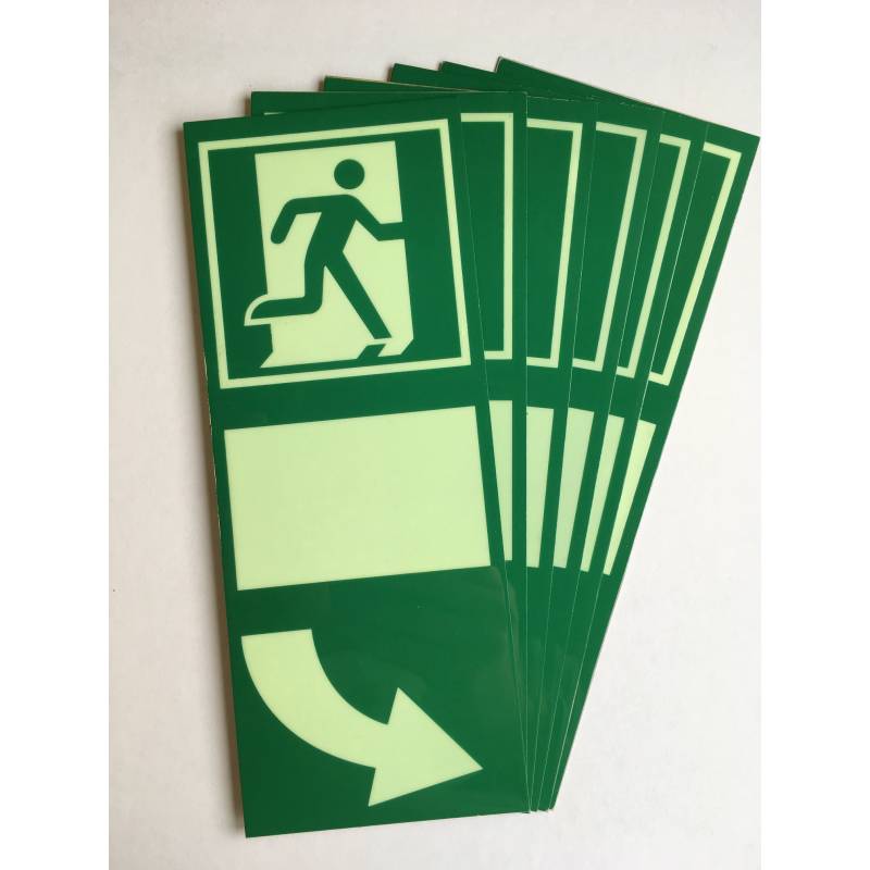 Panneau Ouverture de porte photoluminescente