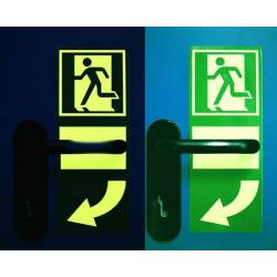 Panneau phosphorescente - ouverture de porte