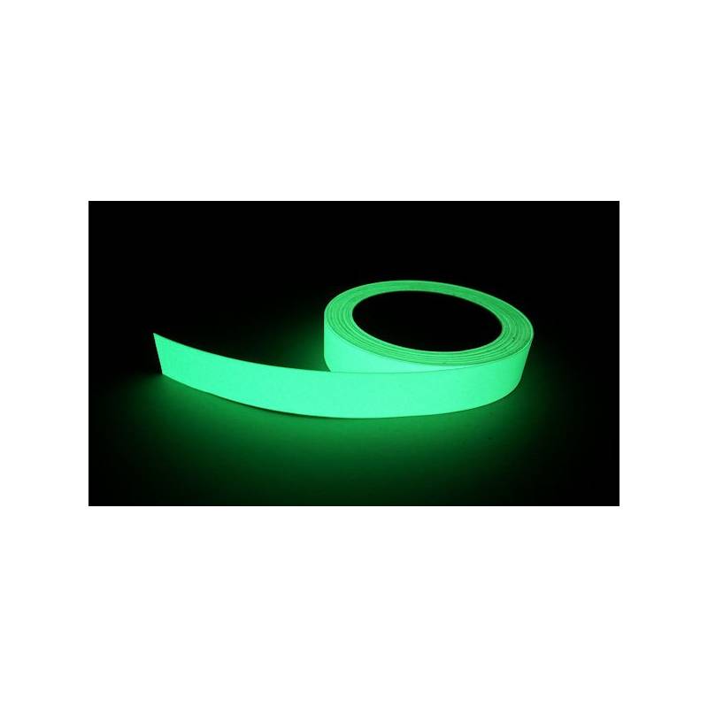 Adhesif phosphorescent haute intensité pour guidage LLL