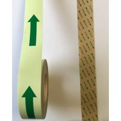 Bande phosphorescente adhésive haute intensité pour guidage LLL