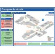 Plan d’évacuation photoluminescent et consignes