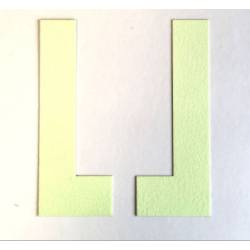 Marqueur phosphorescent en L pour marche d'escalier