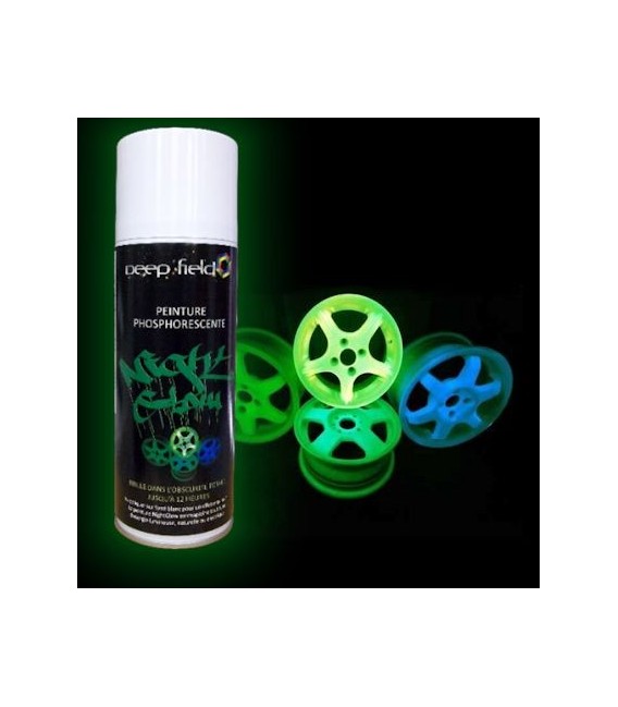 Spray de peinture fluorescente (UV-active) - Soirée Fluo