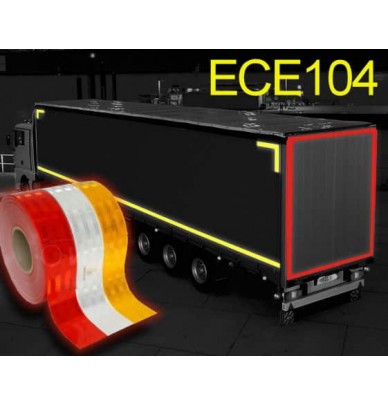 Bande réfléchissante camionette remorque Classe C ECE 104 - 5cm x 50m