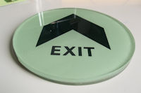 signalisation phospho verre rigide