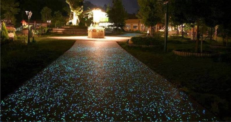 Yisscen Pierres Lumineuses, 90 pièces Cailloux fluorescents