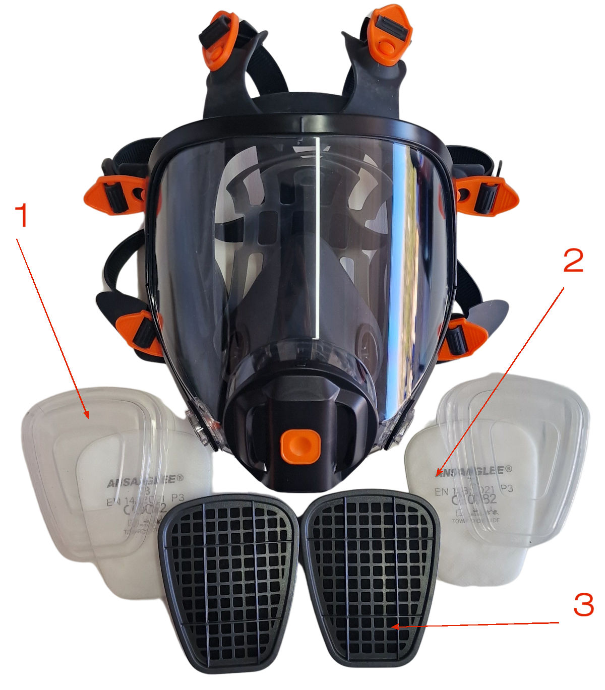MASQUE 9300G AVEC CARTOUCHES