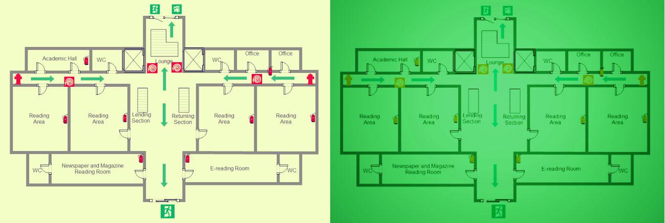 Plans d'évacuations sur mesure